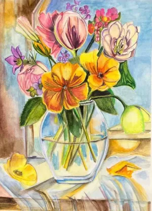 Flowers in a Vase,